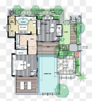 Factsheet Information Melati Beach Resort Spa Samui - Villa Of Beach Floor Plans