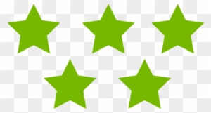 White Paper Stars Icon - 5 Star Icon Png