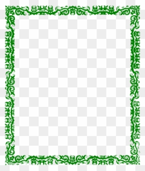 Green Borders - Border Line Design Green - Free Transparent PNG Clipart