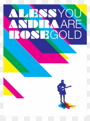 Screenprint Poster For Allesandra Rose Album Release - Graphic Design
