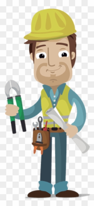 Labour Profession Cartoon - Maintenance Of Electrical Appliances Png