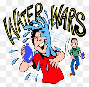 How To Win Clip Art Cliparts - Water Balloon Fight Clipart