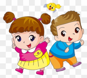 Cartoon Girl Android Child Boy - Friendship Poetry - Free Transparent PNG  Clipart Images Download