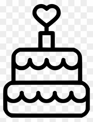 Romantic Heart Cake Dessert Happy Birthday Comments - Icon Happy Birthday Png