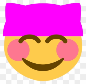Open - Pink Pussy Hat Emoji