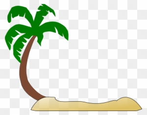 Palm Tree Beach Clipart - Tropical Palm Tree Clip Art