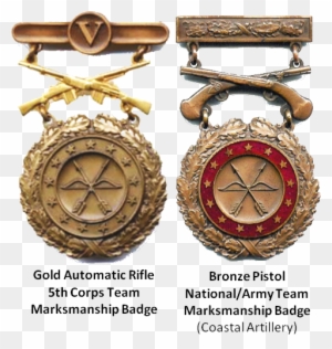 Army Marksmanship Prize Medals - Army Bronze Eic Badge