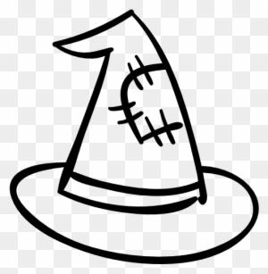 Halloween Witch Hat Free Icon - Halloween Hat Outline
