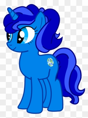 Aqua Blossom - Blue Unicorn My Little Pony - Free Transparent PNG