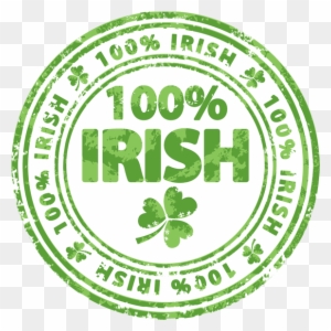 Shop Green Clover And Horseshoe Lucky St Patrick's - 100% Irish Round Ornament