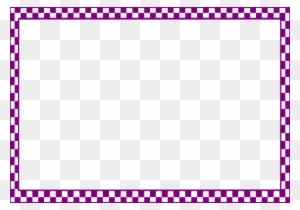 Checker Border Frame Clip Art At Clker - Checkerboard Border Clip Art