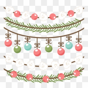 Christmas Borders Scrapbook Clip Art Christmas Cut - Christmas Ornament Border Clipart Free