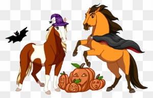 Happy Halloween From Spirit And Rain By Scutterland - Spirit Stallion Of The Cimarron Halloween