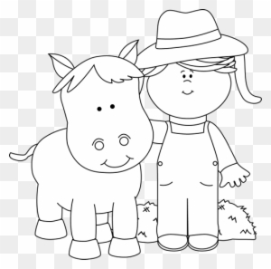 picture Cute Farm Clipart Black And White cute farm clipart transparent png