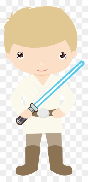 Luke Skywalker Cliparts - Gender Reveal Ideas Star Wars