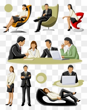 cutout people business business