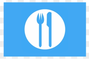 Icon, Clipart, Food, Fork, Knife, Plate - Restaurant Clipart Black And White