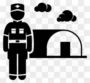 Military Clipart Army Base - Military Camp Icon Png