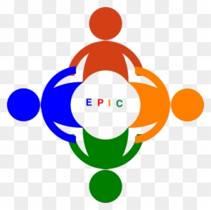 Circle Stick Figure Holding Hands Clip Art - Four People Transparent Png