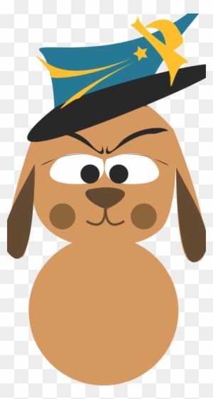 Cute Dog Avatar - Cartoon Police Dog Shower Curtain