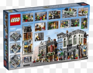 En Bas Un Visuel De La Banque En Compagnie Des Sets - Lego 10251 Brick Bank