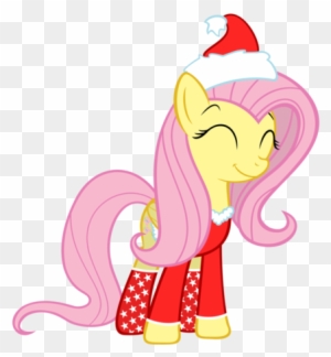 My Little Pony Friendship Is Magic Wallpaper Called - My Little Pony Christmas Fluttershy