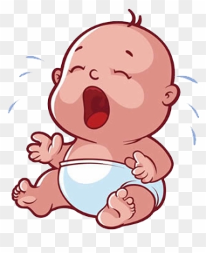 Infant Cartoon Drawing Child - Crying Baby Cartoon - Free Transparent PNG  Clipart Images Download