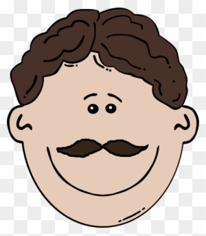 Computer Icons Man Face Silhouette Moustache Face With Moustache