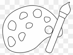 Paint Clipart Black And White, Transparent PNG Clipart Images Free