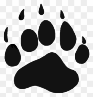 Grizzly Bear Paw Print Clipart - Mountain View High School Orem Logo