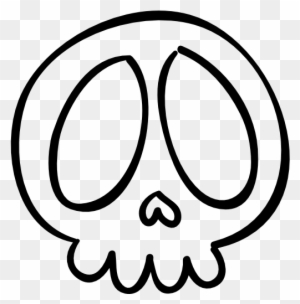 Halloween Skull Hand Drawn Bone Free Icon - Don T Need You