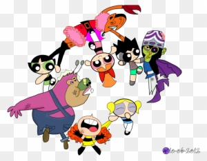 Powerpuff Girls Powerpuff Girls Fight Deviantart Free Transparent Png Clipart Images Download