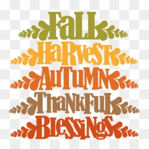 Fall Word Titles Svg Cutting File For Scrapbooking - Fall Cell Phone