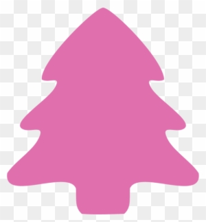 Pink Christmas Tree Clipart - Pink Christmas Tree Icon