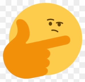 Think Big Discord Emoji - Thinking Emoji Small Face