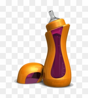 Baby Bottle Iiamo Home Orangepink 343 - Iiamo Go (orange/ Purple)