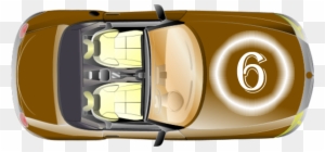 Cartoon Car Top View
