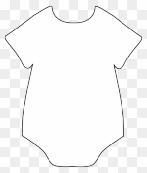 Black And White Baby Onesie Clip Art