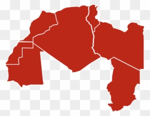Middle East Map And North Africa Region - Free Transparent PNG Clipart ...