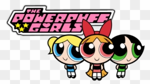 The Powerpuff Girls Tv Show Image With Logo And Character - Powerpuff Girls Gif