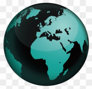 World Map Globe Clip Art - Blank World Map No Borders