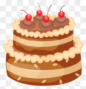 Chocolate Cake Clipart Vishal - Transparent Background Birthday Cake Clipart