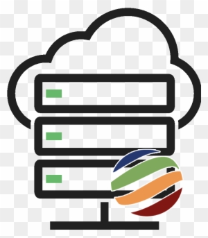 Cloud Server Clipart Web Server - Cloud Computing Icon