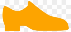 On Orange Shoes - Grey Shoe Icon