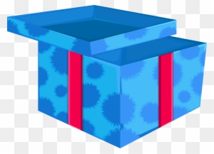 Blue Gift Box Vector - Gift
