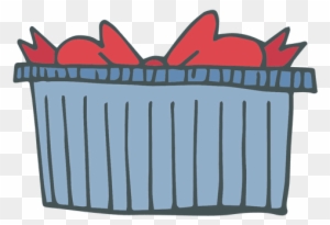 Blue Gift Box Red Bow Hand Drawn Cartoon Icon 7 Transparent - Gift