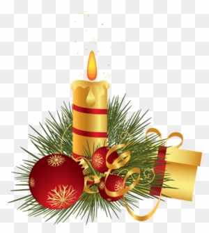 Christmas Candel Clipart - Christmas Candle Clipart - Free Transparent ...