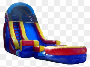 The Water Slide Inflatable Features One Slide Lane - Inflatable Castle
