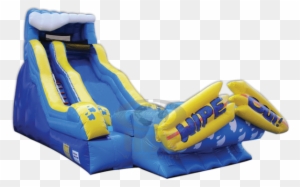19′ Wipeout Water Slide - Wipeout Inflatable Water Slide