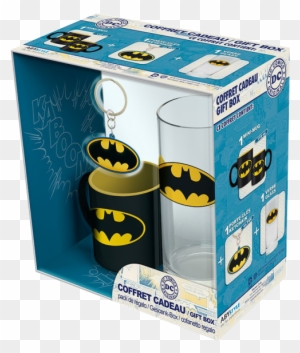Dc Comics Batman Mini-mug/glass/keyring Gift Set - Batman Pack Taza Cafe + Llavero + Vaso Dc Comics